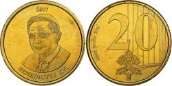 World Coins - Vatican, Token, 20 C, Essai-Trial Benoit XVI, 2007, Brass,