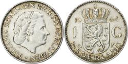 World Coins - Netherlands, Juliana, Gulden, 1964, Silver, , KM:184