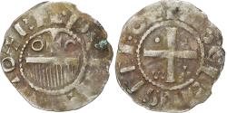 World Coins - County of Champagne, Denier, ca. 1050-1100, Provins & Sens, Billon,