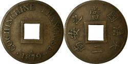 World Coins - Coin, FRENCH COCHIN CHINA, 2 Sapeque, 1879, Paris, , Bronze, Lecompte:9