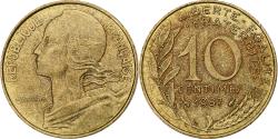 World Coins - France, 10 Centimes, Marianne, 1987, Pessac, Aluminum-Bronze,