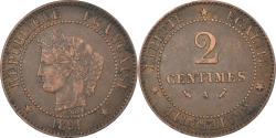 World Coins - Coin, France, Cérès, 2 Centimes, 1891, Paris, , Bronze, KM:827.1
