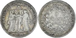 World Coins - Coin, France, Hercule, 5 Francs, 1848, Paris, , Silver, KM:756.1