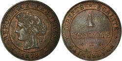 World Coins - Coin, France, Cérès, Centime, 1878, Bordeaux, , Bronze, KM:826.2