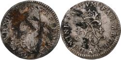World Coins - France, Louis XIV, 4 Sols aux 2 L, 1691, Paris, reformed, Silver,