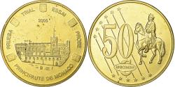 World Coins - Monaco, Medal, 50 C, Essai Trial, 2005, Cupro-aluminium-nickel,