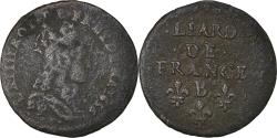 World Coins - Coin, France, Louis XIV, Liard de France au buste juvénile, deuxième type