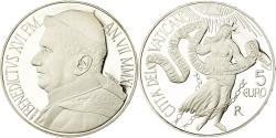 World Coins - Vatican, Pape Benoit XVI, 5 Euro, Béatification du Pape Jean-Paul II, 2011
