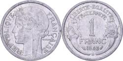 World Coins - France, Franc, Morlon, 1946, Beaumont le Roger, Aluminum,