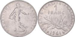 World Coins - Coin, France, Semeuse, Franc, 1961, Paris, , Nickel, KM:925.1