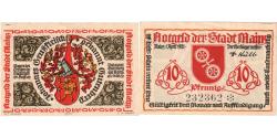 World Coins - Germany, Mainz Stadt, 10 Pfennig, 1921-04-01, UNC(60-62)