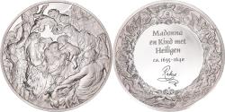 World Coins - France, Medal, Peinture, Rubens, Madone entourée de Saints, 1980, Proof