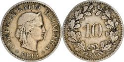 World Coins - Coin, Switzerland, 10 Rappen, 1883, Bern, , Copper-nickel, KM:27