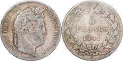 World Coins - France, Louis Philippe I, 5 Francs, 1841, Paris, Silver, , Gadoury:678