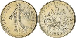 World Coins - Coin, France, Semeuse, 5 Francs, 1980, Paris, , Nickel Clad