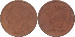 World Coins - Coin, Norway, 5 Öre, 1971