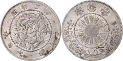 World Coins - Japan, Meiji, 50 Sen, 1870, Silver,