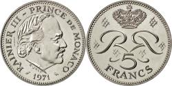 World Coins - Coin, Monaco, 5 Francs, 1971, , Cupro-nickel, KM:E58, Gadoury:153