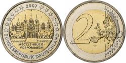 World Coins - Germany, 2 Euro, Mecklenburg-Vorpommern, 2007, Stuttgart, Bi-Metallic,