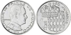 World Coins - Coin, Monaco, Rainier III, Franc, 1975, , Nickel, KM:140, Gadoury:MC