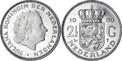 World Coins - Coin, Netherlands, Juliana, 2-1/2 Gulden, 1980, , Nickel, KM:191
