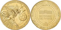 World Coins - France, Token, Paris - La France double championne du monde de football, 2018