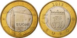 World Coins - Finland, 5 Euro, Sälskär Lighthouse, 2013, Vantaa, Bi-Metallic,