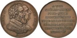 World Coins - France, Medal, Louis XVIII, Politics, Society, War, Gayrard, , Copper
