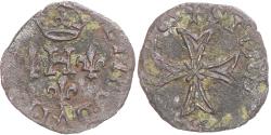 World Coins - Coin, France, Henri III, Liard à la Croix du Saint-Esprit, Paris,