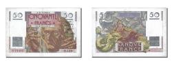 World Coins - Banknote, France, 50 Francs, 50 F 1946-1951 ''Le Verrier'', 1949, 1949-11-03