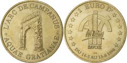 World Coins - France, Euro, 1998, Aix-les-Bains, Copper-Nickel-Aluminum,
