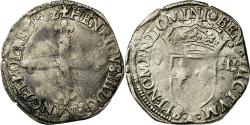 World Coins - Coin, France, 1/8 Ecu, 1582, Nantes, , Silver, Duplessy:1134