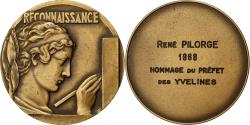World Coins - France, Medal, Reconnaissance, 1968, Bronze, Delannoy,