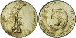 World Coins - Slovenia, 5 Tolarjev, 1994