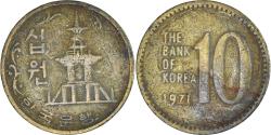World Coins - Coin, Korea, 10 Won, 1971