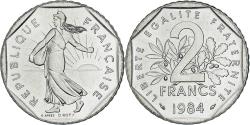 World Coins - Coin, France, Semeuse, 2 Francs, 1984, Paris, série FDC, , Nickel