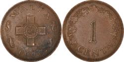 World Coins - Coin, Malta, Cent, 1977