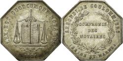 World Coins - France, Token, Notaires de l'Arrondissement de Coulommiers, Seine et Marne