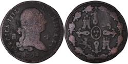 World Coins - Coin, Spain, Charles IV, 4 maravedis, 1794, Segovia, , Copper, KM:427