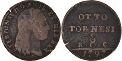 World Coins - Coin, ITALIAN STATES, NAPLES, Ferdinando IV, 8 Tornesi, 1797, , Copper