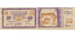 World Coins - Banknote, Austria, Haag, 20 Heller, château, 1920, UNC(60-62), Mehl:FS 322a