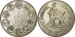 World Coins - France, Medal, Ecu Europa, Europe Assise, 1982, Copper-nickel,