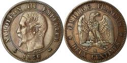 World Coins - Coin, France, Napoleon III, 2 Centimes, 1856, Rouen, , KM 776.2