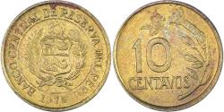 World Coins - Coin, Peru, 10 Centavos, 1975