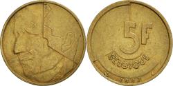 World Coins - Coin, Belgium, 5 Francs, 5 Frank, 1987, Brussels, , Brass Or