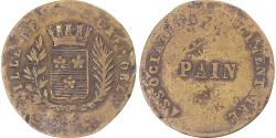 World Coins - token, France, Ville de Grenoble, association alimentaire, PAIN, 1850