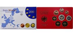 World Coins - Germany, 1 Cent to 2 Euro, 2003, Karlsruhe, Proof,