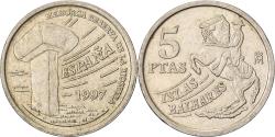 World Coins - Spain, Juan Carlos I, 5 Pesetas, 1997, Madrid, Aluminum-Bronze,