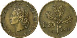 World Coins - Italy, 20 Lire, 1957, Rome, Aluminum-Bronze, , KM:97.1