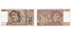 World Coins - France, 100 Francs, Delacroix, N.221, EF(40-45)